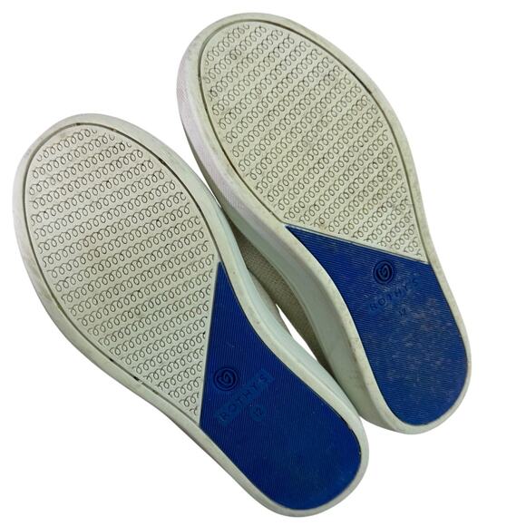 Rothy's Girls 12 White Rainbow Stitching Slip On Shoes Comfort Pride Play School - Picture 7 of 8